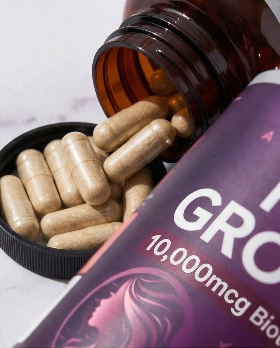 Hair Growth 10,000 mcg Biotina